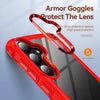 For Samsung Galaxy S24 FE 5G TPU + PC Lens Protection Phone Case(Red)
