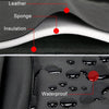 1 Pair Leather Wool Motorcycle Kneepad Windproof Warming Knee Pads Legs Protector Thickening Cold-Proof