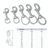 Stainless Steel Swivel Single Hook Pet Leash Hook, Specification: 70mm