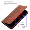 For Samsung Galaxy A36 5G Diamond Splicing Skin Feel Magnetic Leather Phone Case(Brown)