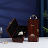 Single Piano Finish Red Wine Box Wooden Packing Case Wine Gift Box With Tools(Red Sandalwood)