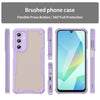 For Samsung Galaxy A56 5G Armor Glaze PC Hybrid TPU Phone Case(Purple)