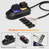 Desktop Computer External Switch Restart Button Computer Power Extension Cable, Color: Rubberized Oil Translucent