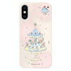 For iPhone X / XS Skin Feeling Jelly TPU Hybrid PC Phone Case(Dessert Cake Stand White)