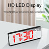 6631 LED Digital Display Multifunctional Electronic Clock Desktop Temperature Mirror Alarm Clock(Orange Light)