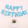 2 PCS 16 Inch Happy Birthday Letter Aluminum Film Balloon Birthday Party Decoration Specification(US Version Bandy Blue)