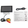 4.3 inch Car Rearview LCD Monitor with Stand, 2 Channels AV Input(Black)