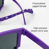 Fashion Sunglasses Action Game Toys Square Glasses(Blue)