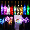 10 PCS LED Wine Bottle Cork Copper Wire String Light IP44 Waterproof Holiday Decoration Lamp, Style:2m 20LEDs(Green Light)