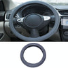 For 36cm-40cm Diameter Steering Wheel Car Silicone Protective Cover Wear Resistant Non-Slip Tire Pattern Driving Grip Sleeve(Gray)