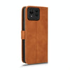 For ASUS Zenfone 11 Ultra Skin Feel Magnetic Flip Leather Phone Case(Brown)