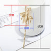 2 PCS Retro Hair Accessories Fashion Temperament Matte Bee Hair Clip(Gold)
