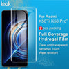 For Xiaomi Redmi K50 5G / K50 Pro 5G 2 PCS IMAK Curved Full Screen Hydrogel Film Front Protector
