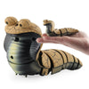 7702 Infrared Remote Control Simulation Cobra Tricky Toy(Gray)