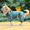 Waterproof Dog Raincoat, XXL Green - Breathable & Reflective