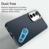 For Samsung Galaxy S23 FE 5G Carbon Fiber Series IMD Phone Case(Blue)
