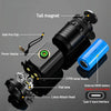 3 LED Mini Flashlight Rechargeable Waterproof 2000LM Super Bright Torch, Spec:  Tail Magnet