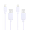 2 PCS HAWEEL 1m High Speed 8 pin to USB Sync and Charging Cable Kit for iPhone, iPad(White)