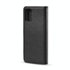 For Galaxy S20 DG.MING Crazy Horse Texture Flip Detachable Magnetic Leather Case with Holder & Card Slots & Wallet(Black)