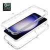 For Samsung Galaxy S23 FE 5G Shockproof Clear Gradient PC + TPU Phone Case(Purple)