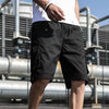 Summer Men Thin and Loose Fitting Casual Beach Shorts, Size:XXXL(9022-Black)