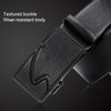Dandali GD828 Litchi Texture S Shape Men Automatic Buckle Leather Belt Waistband, Length: 120cm