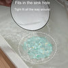 Kitchen Bathroom Anti Clogging Sink Floor Drain Cover Sewer Floor Drain Deodorizer(Plum Blossom)