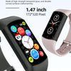 Spovan H7 BT5.3 IP67 1.47 inch Smart Sport Watch, Support Bluetooth Call / Sleep / Blood Oxygen / Heart Rate / Blood Pressure Health Monitor(Black)