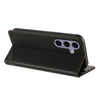 For Samsung Galaxy S24 FE 5G Embossed Multi-functional Wallet Retro Leather Phone Case(Black)