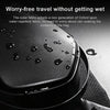 BANGE Chest Bag Men Shoulder Bag Hard Shell Polyhedron Messenger Bag (Black)