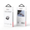 Yesido GS18 8 Pin to TF Card OTG Mini Card Reader(Black)