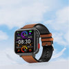 G18 1.83 inch Color Screen Smart Watch Leather Strap, Support  Noninvasive Blood Sugar / Uric Acid(Black)