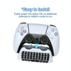 JYS-P5121 Bluetooth Wireless Handle Keyboard Can Chat Voice External Keyboard Suitable For PS5, Note: Without Handle