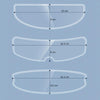 Visor Anti-fog PC Shield Helmet Lens Film(26.5 x 8.5cm)
