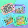 Palm Balance Rollerball Maze Childrens Intelligence Toys, Model: Maze Purple