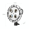 Godox TL-4 4 in 1 E27 Socket Tricolor Bulb Light Lamp Head Mount(AU Plug)