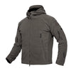 Fleece Warm Men Thermal Breathable Hooded Coat, Size:L (Brown)