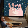 Automobile Sunshade Car Windows Sun Protection And Heat Insulation Magnetic Telescopic Side Curtains(Underwater Adventure Co-driver)