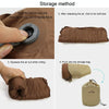 COOL CAMP CF-1111 Outdoor Automatic Inflatable Pillow Portable Travel Camping Tent Nap Sponge Pillow(Khaki)