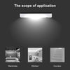 2 PCS COB LED Switch Energy Saving Night Light Porch Wall Lamp with Magnetic Strip