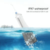 350ML Water Tank Oral Irrigator Rechargeable 5 Gear Adustable Water Flosser, Spec: Black +Gray Tank