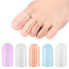 With Hole Toe Set High Heels Anti-Wear Anti-Pain Toe Protective Cover, Size: XS(White)