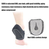 Heel Fatigue Shock Absorption And Warmth Gel Protective Cover, Size:L, Style:with Printing(Blue)