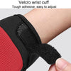 1pair Children Full Finger Breathable Anti-Fall Riding Gloves Outdoor Bicycle Protective Gloves, Size: S(Red And Black)