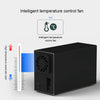 Blueendless Type-C / USB-C Interface 3.5 inch 2 Bay RAID Combination Array HDD External Enclosure (EU Plug)