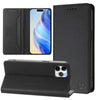 For iPhone 11 Pro RC01 Dual-Folded Magnetic Suction RFID Leather Phone Case(Black)
