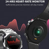 N58 IP67 1.28 inch Touch Color Screen Smart Watch(Leather Black)