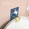 JM004 Cartoon Stainless Steel Basin Rack Bathroom Kitchen Wall Mount(Duck)