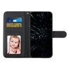 For vivo Y300 Global / V40 Lite IDN Stitching Calf Texture Buckle Leather Phone Case(Black)