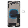 iPhone 8 Plus Silver Back Cover Assembly w/Buttons & Speaker